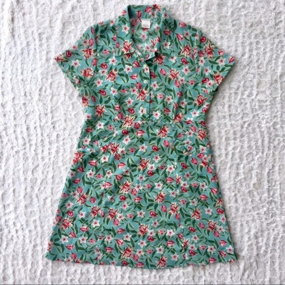 VTG 90s Floral print button down dress size 8 - Picture 3 of 8